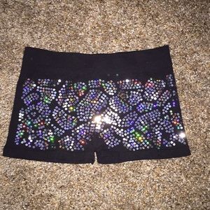 Black Sequined Spandex
